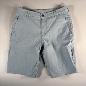 lululemon athletica Light Blue Men's Flat Front Shorts